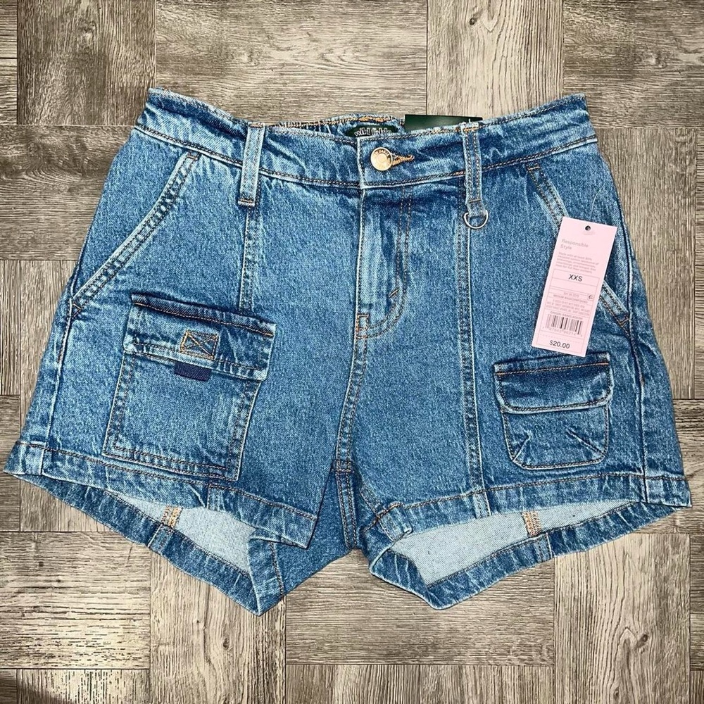 NEW Wild Fable Mid-Rise Cargo Shorts Size XXS